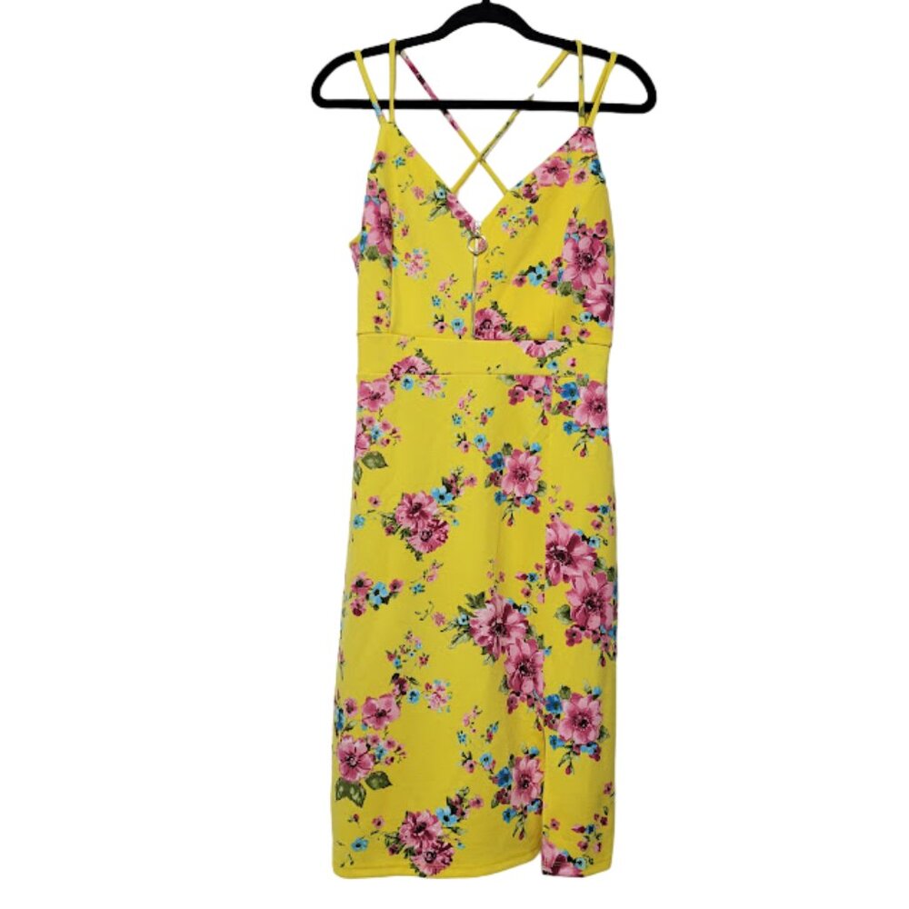 Janette Pluss Floral Dress Size 1X